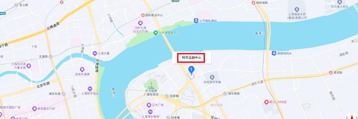 时代金融中心交通区位图